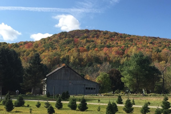 The old barn in fall